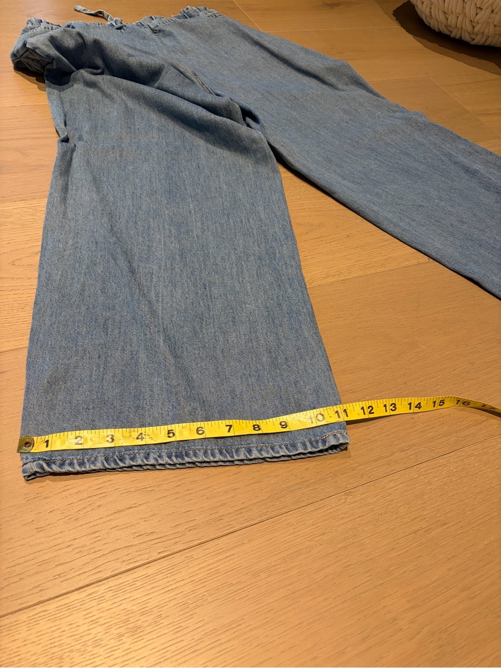 Velvet Heart Light Blue Wide Leg Drawstring Jeans - Picture 4 of 5